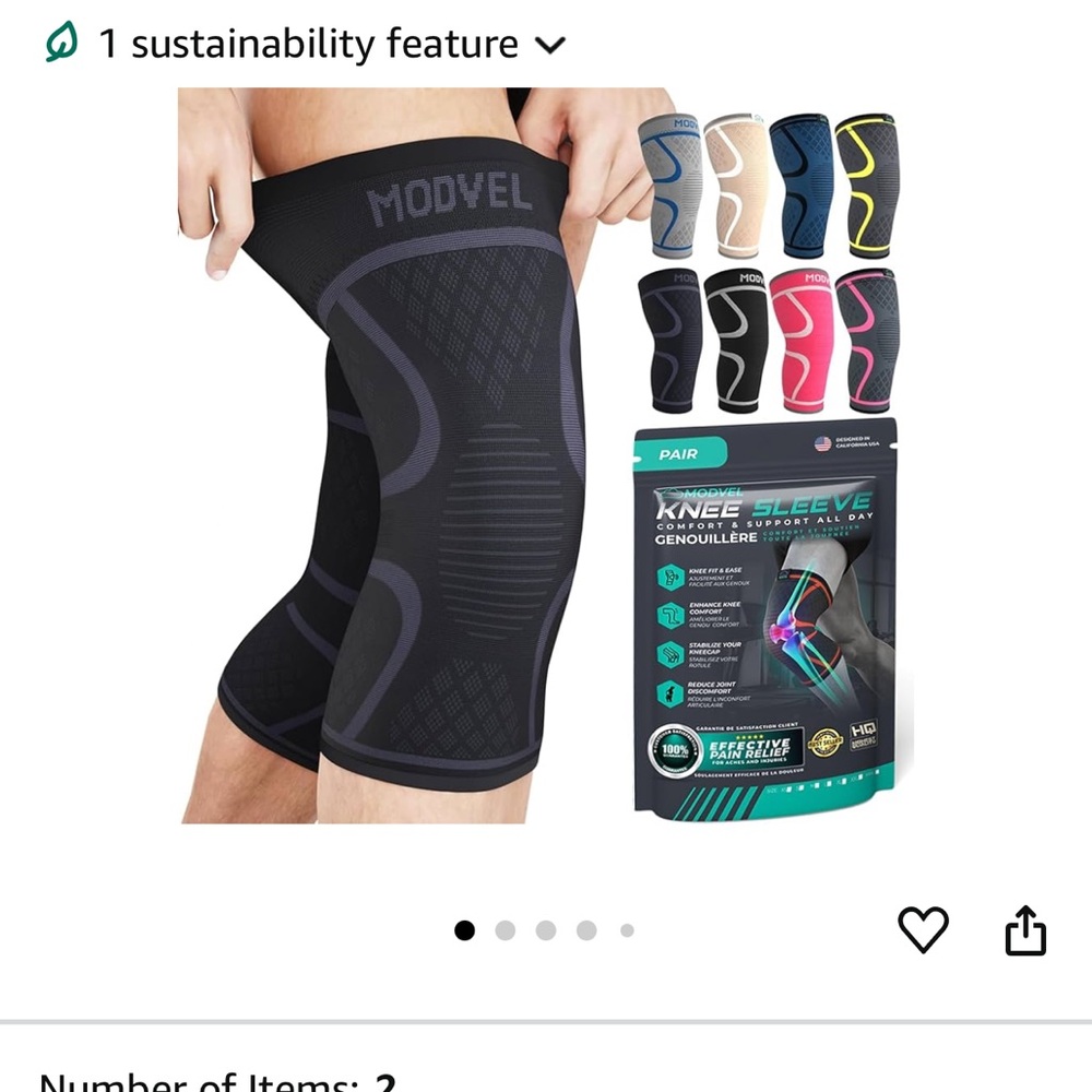 Modvel Knee Sleeve Support Brace